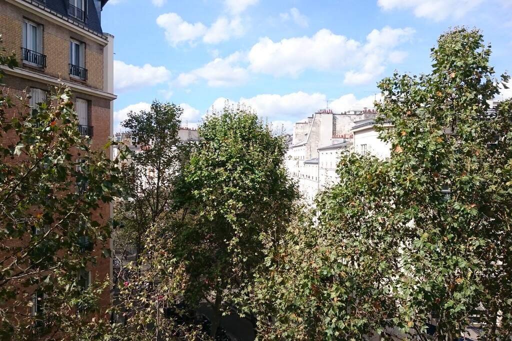 view from living room