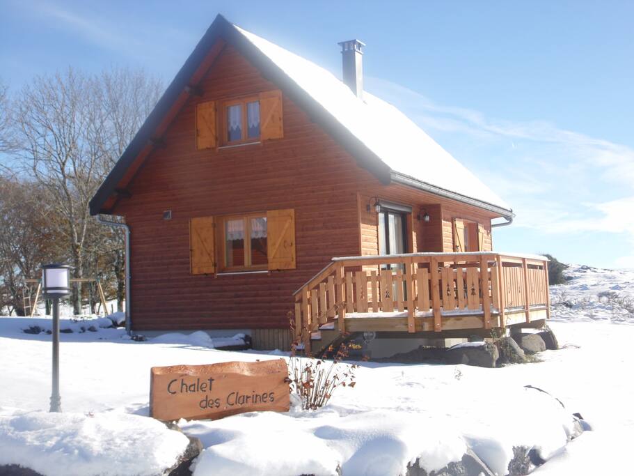 Le Chalet des Clarines sous la neige