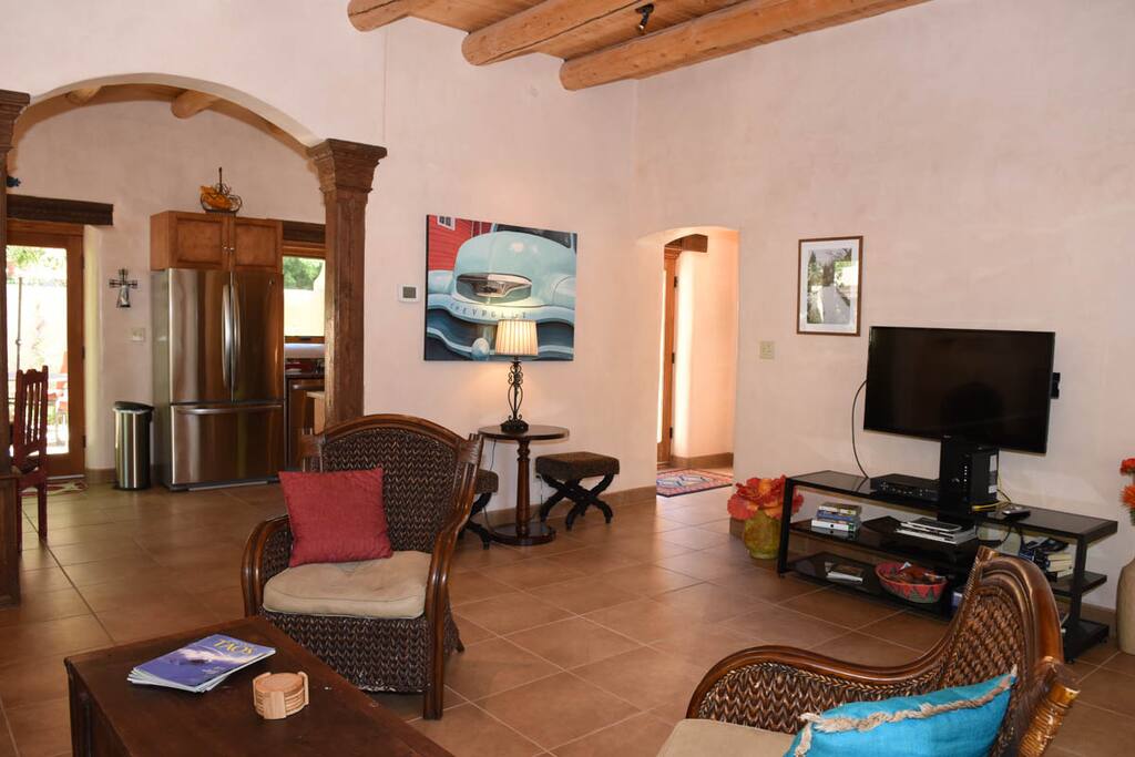 Spacious yet cozy living space