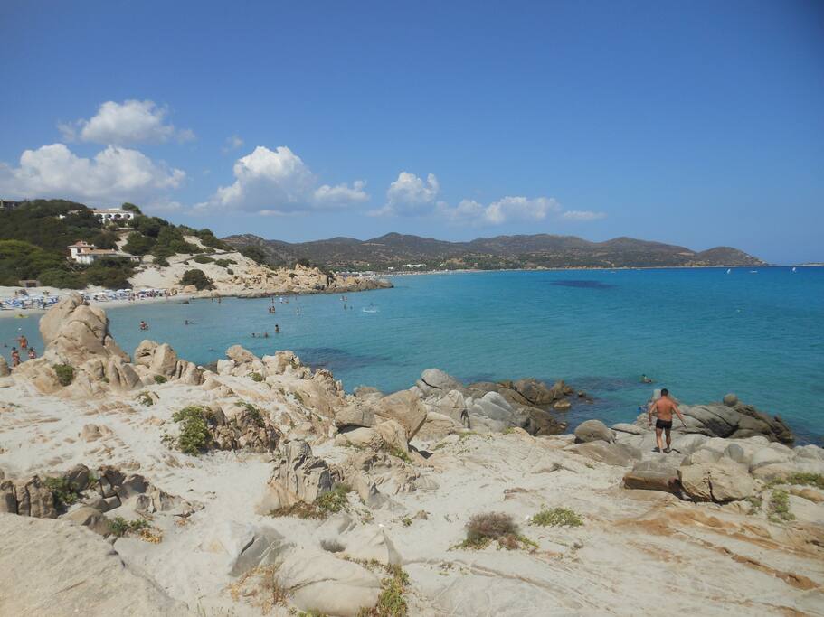 Una delle magnifiche spiagge di Porto Cervo - one of the magnificent beaches of Porto Cervo