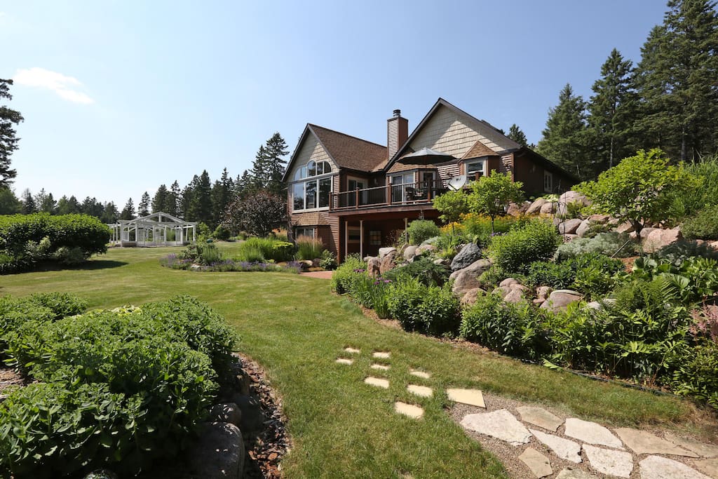 Chalet is set in the middle of a beautifully landscaped garden