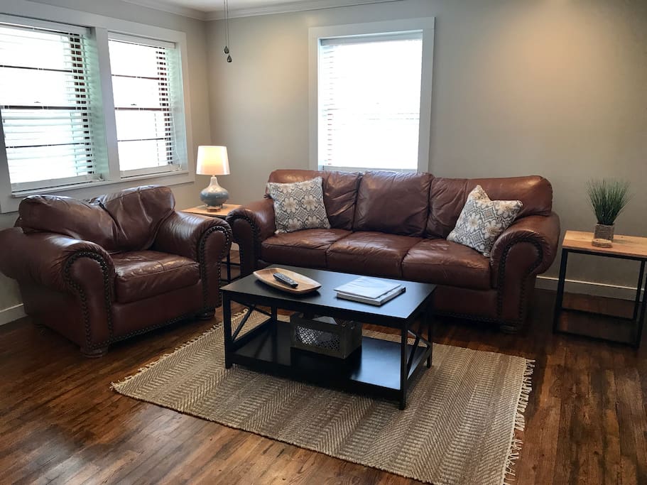 Comfy Leather Seating!