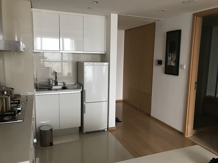 Open area kitchen