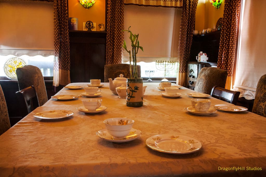 Common Space: Our dining room.