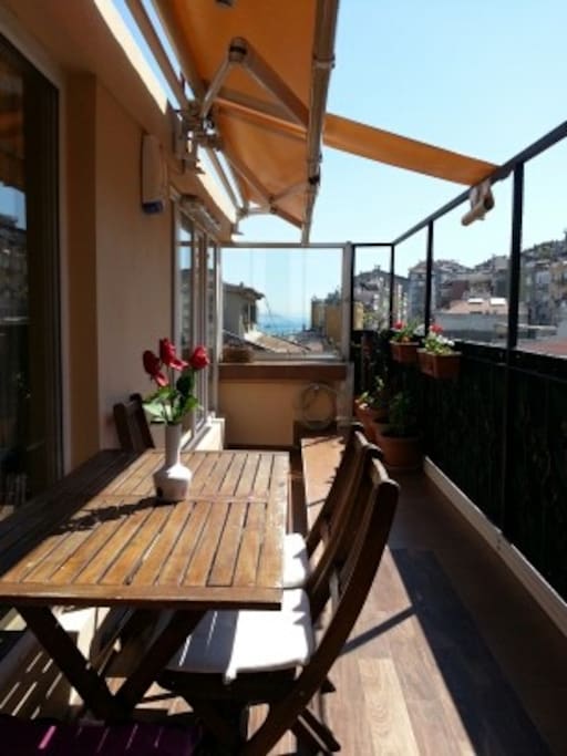 Our own private terrace