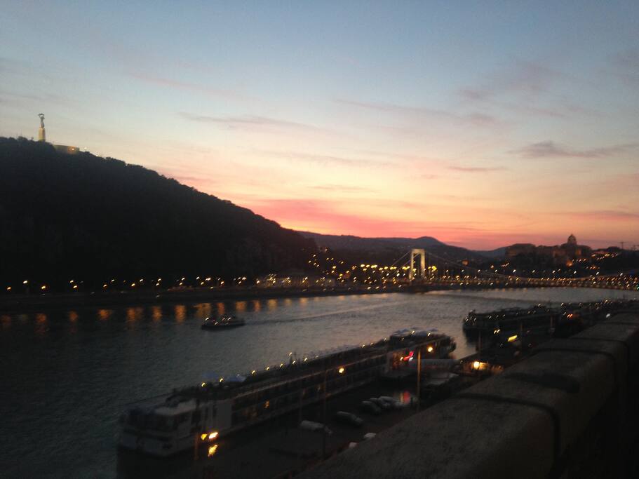 Sunset from balcony