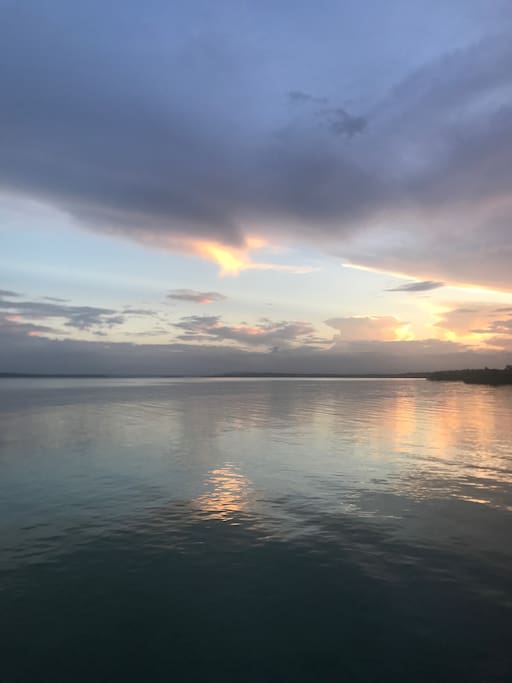 Sunset View from front of house