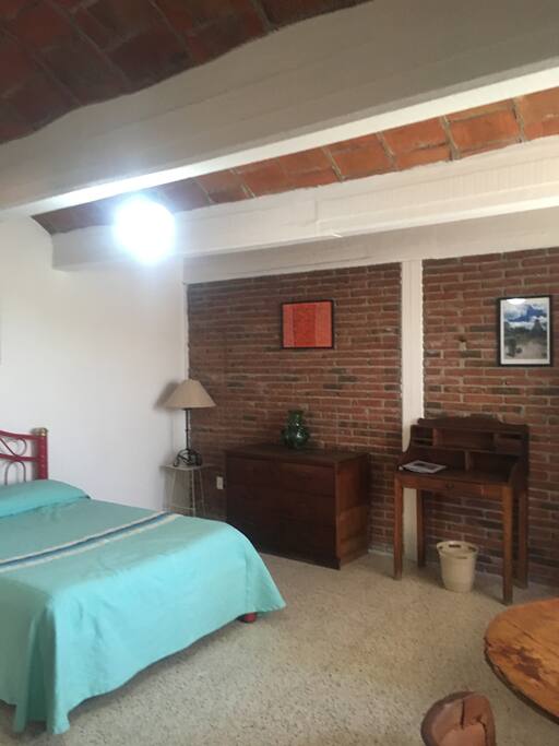 Sleeping area and desk