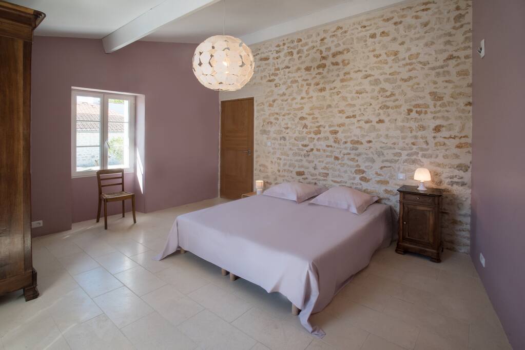Chambre 1 avec 1 lit 160X200 ou 2X80X200 à choisir lors de la réservation