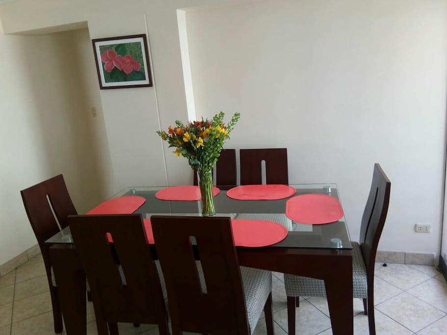 Comedor para 6 personas