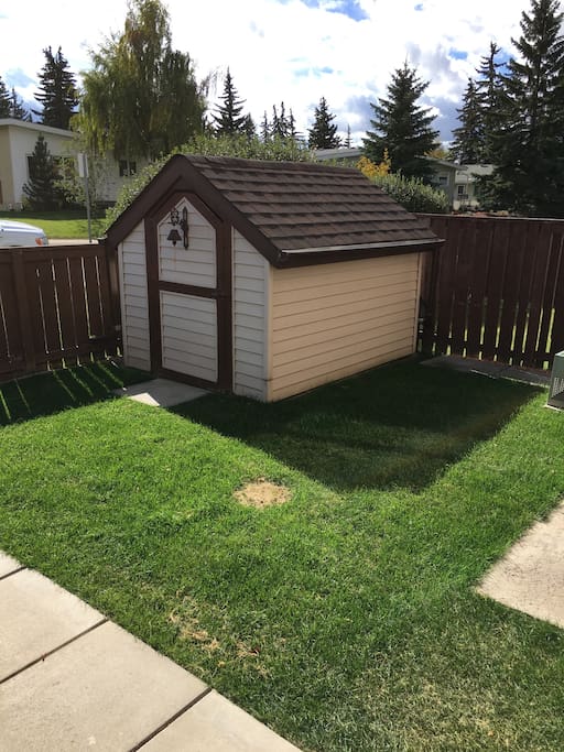 shed for bikes or strollers
