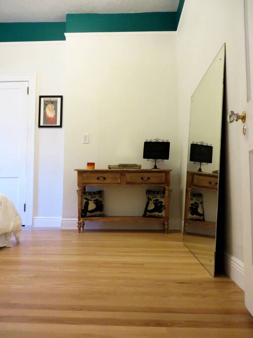 The entrance to your room.