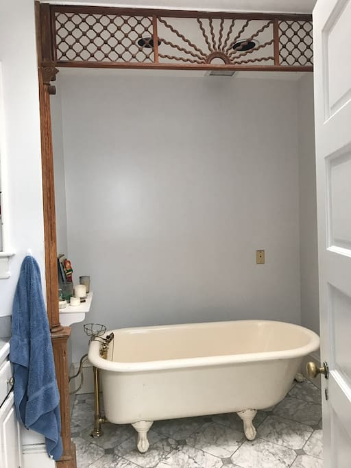 Bathroom (tub pictured, also double shower)