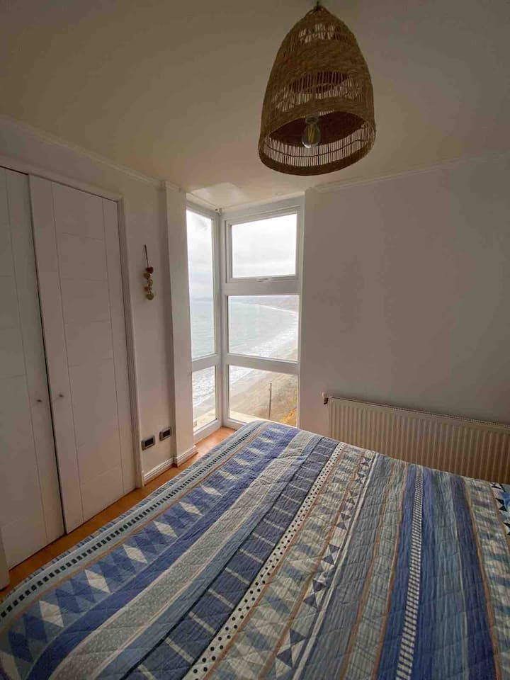 Habitación 2 con linda vista al mar
