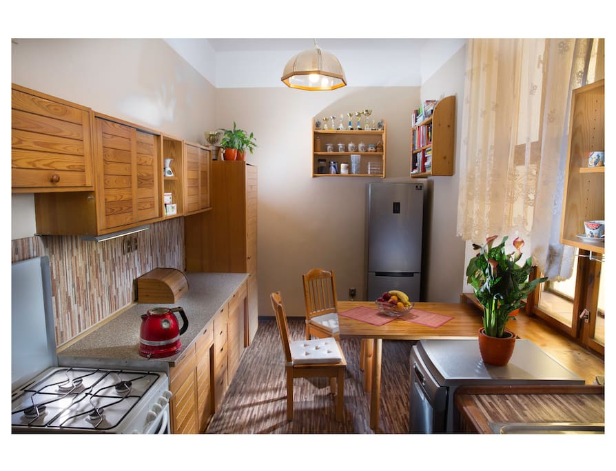 Fully equipped kitchen, feeling homy already?