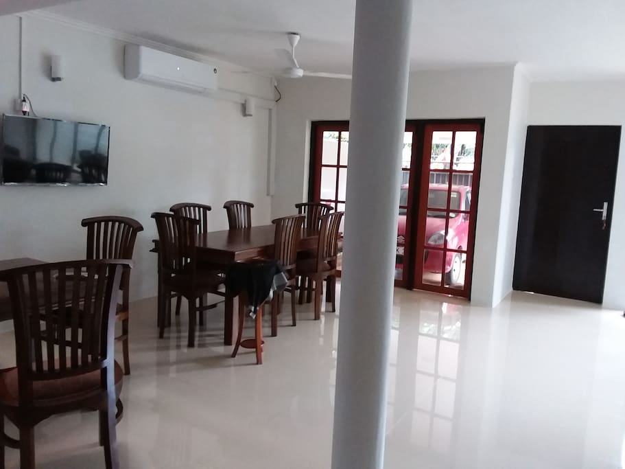 Spacious dining area for guests at Ground Floor Level