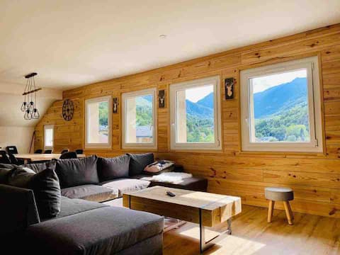 Wonderful apartment with sauna & games kiosk