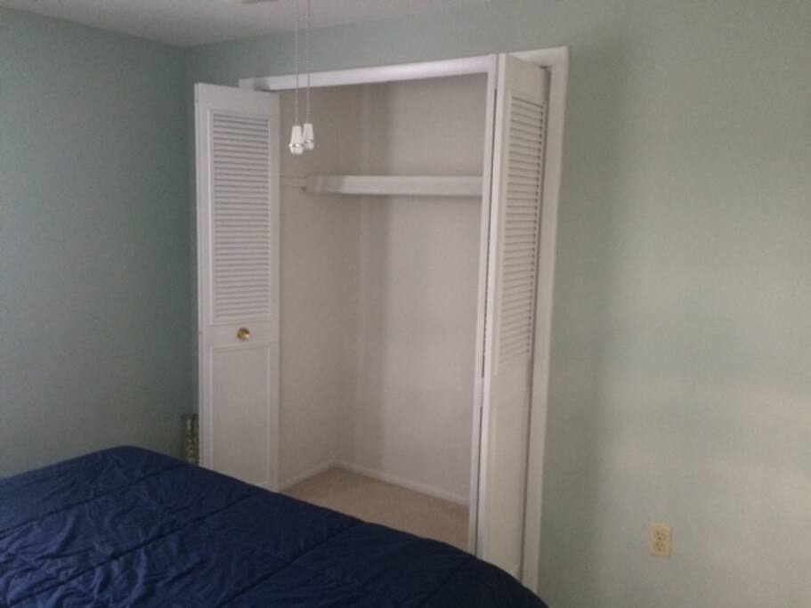 Closer to hook/ store your clothes.
