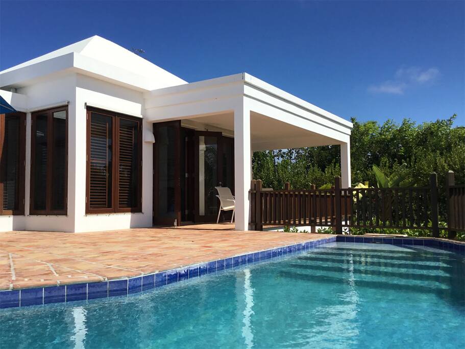 Poolside at Beach Palm Villa