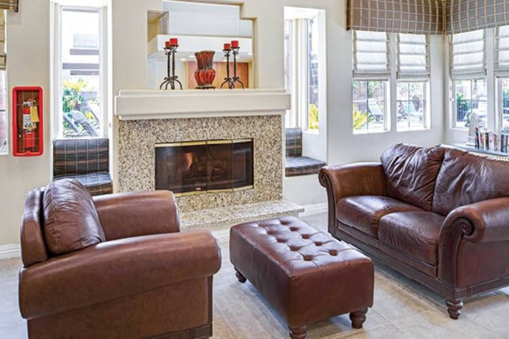Relax, check your messages Enjoy Fire Place.