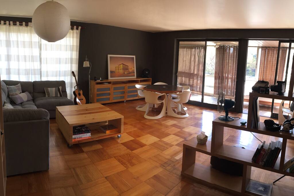 Big dinning, living and office area. Lots of light!