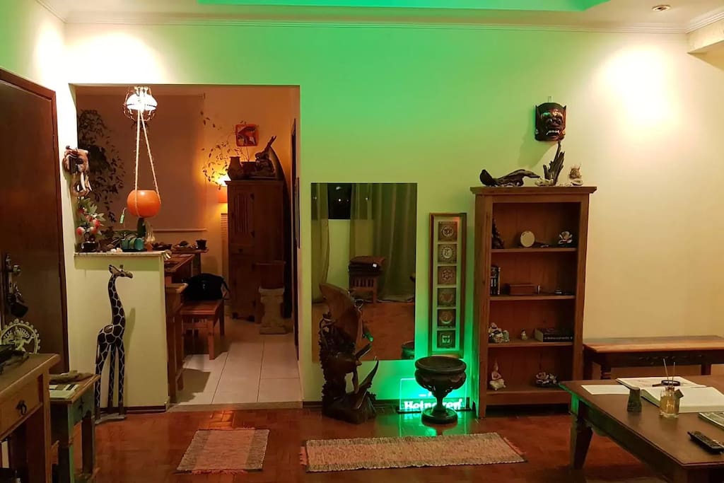 Visão de entrada na sala de estar