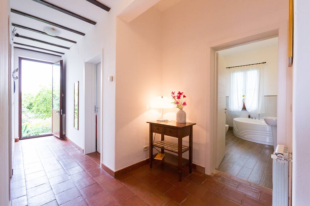 ENTRANCE and BATHROOM