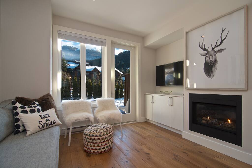 Main Living Area with view of Whistler Mountain