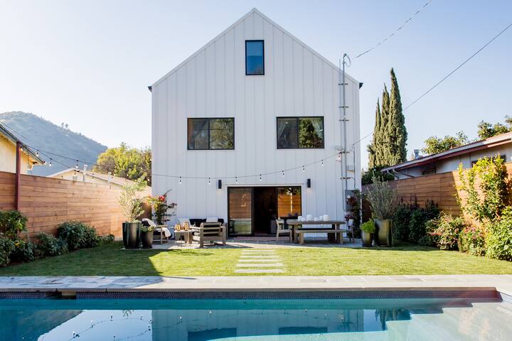 New Build Farmhouse Architectural Stunner with Private Pool