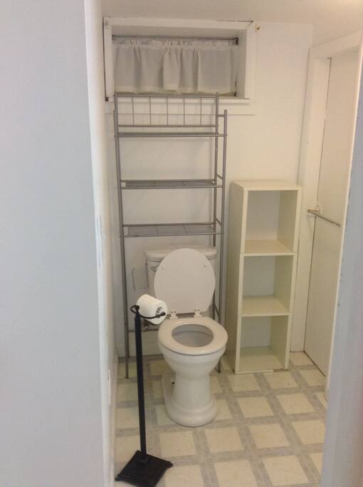 Part of the bathroom.