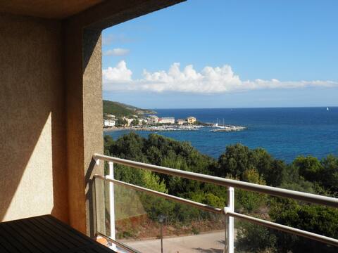 Cap Corse seaside and sea view