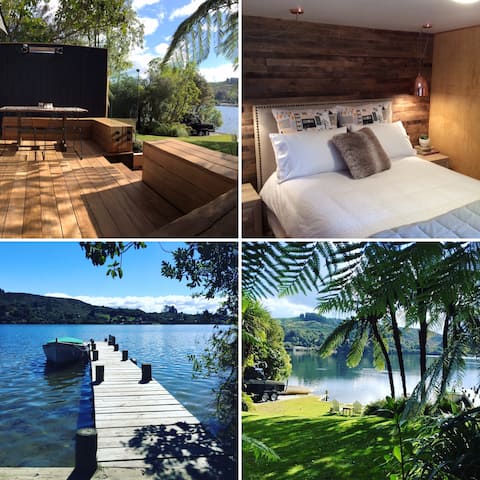 The Love Shack Lake Rotoiti. Absolute Lake Edge.