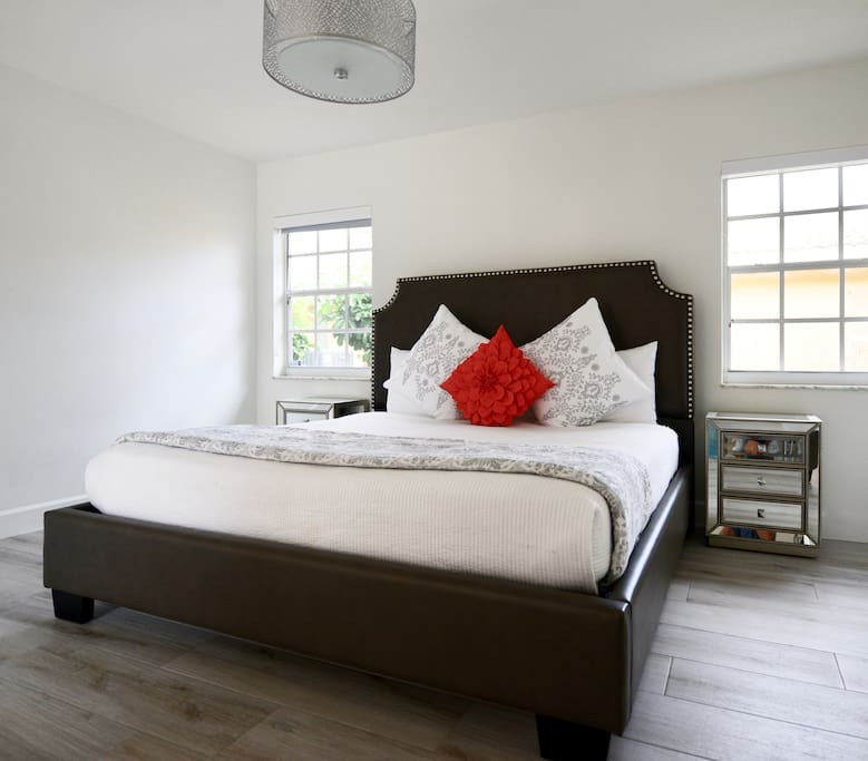 Master Bedroom with King Bed.