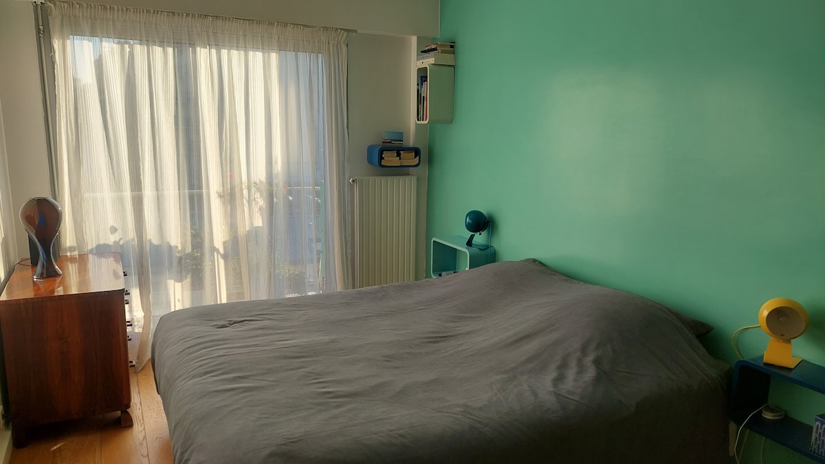 ห้องนอนเงียบสงบ 1 พร้อมเตียง 160 ซม ./ ห้องนอน 1