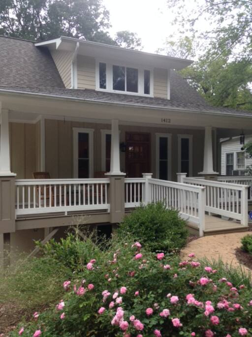 Rocking chairs on the front porch