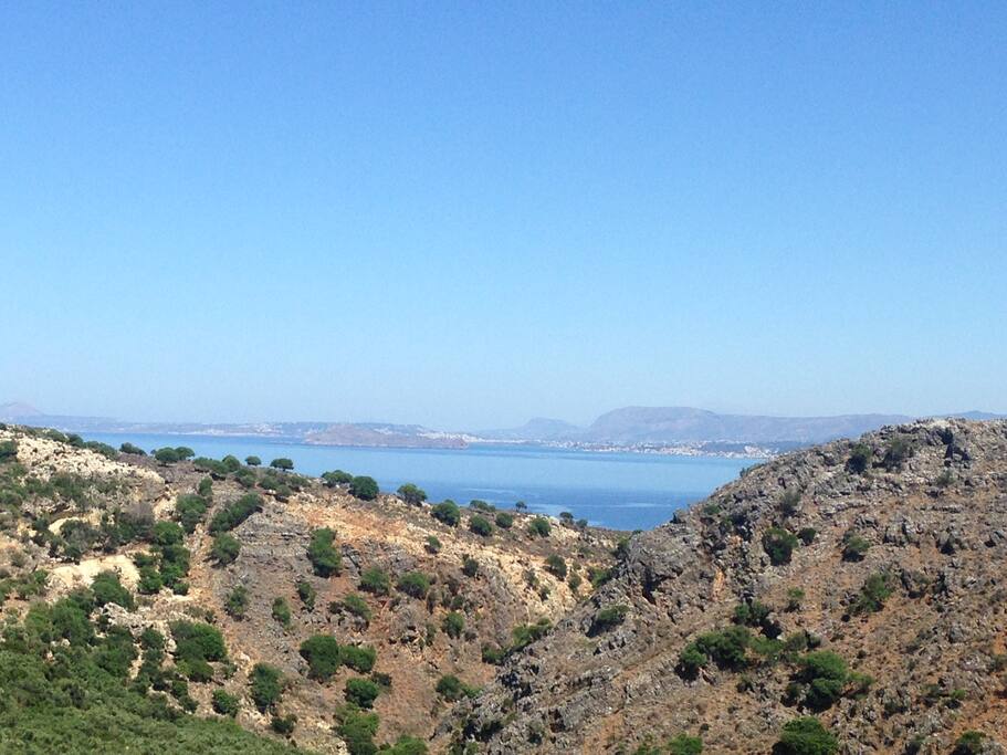 View from villa