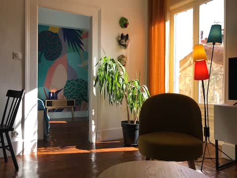 Successful Airbnb property: Nice 2-room apartment on the banks of the Isère in Grenoble