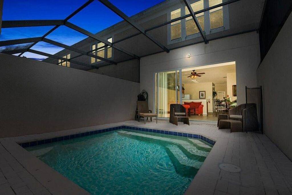 Evening by the Plunge Pool