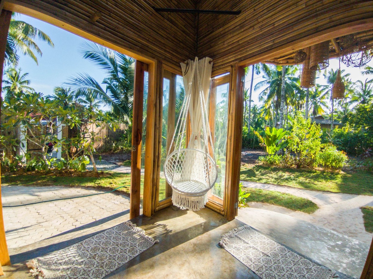 Das Bambushaus  Tropischer Garten & leerer Strand - Kleine Huser zur  Miete in General Luna, Caraga, Philippinen - Airbnb