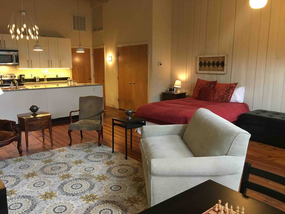 Comfortable lounge area.