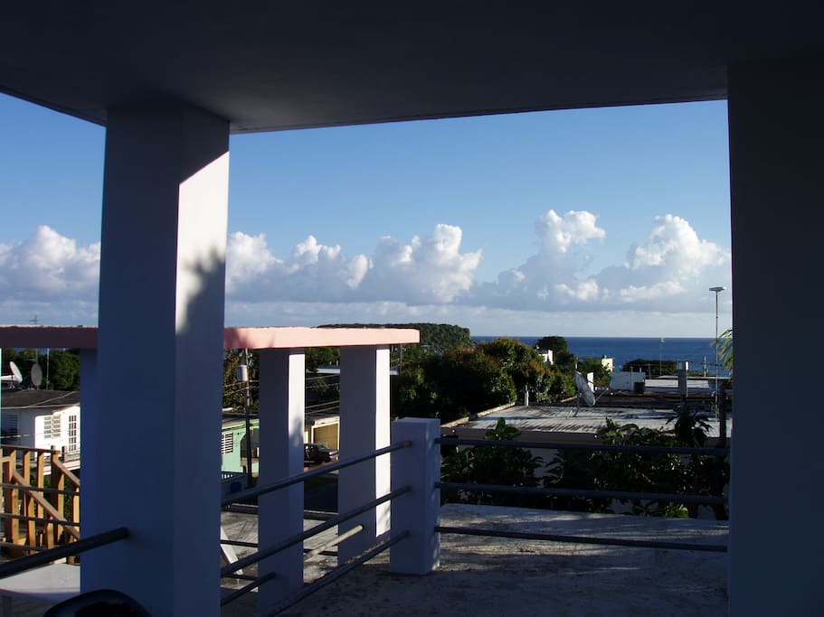 View from roof top patio