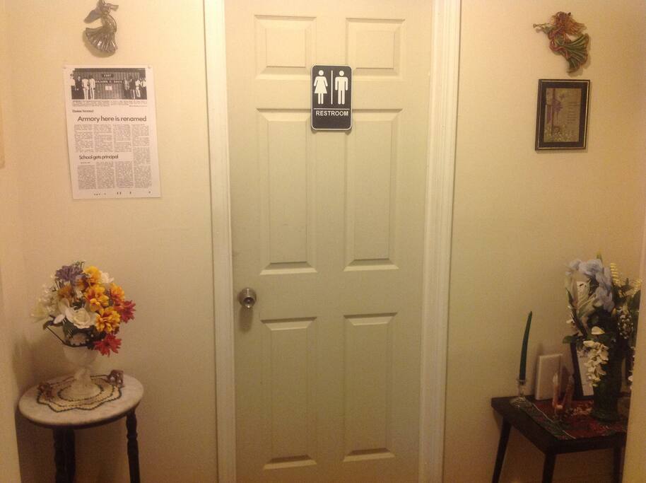 Shared bathroom.