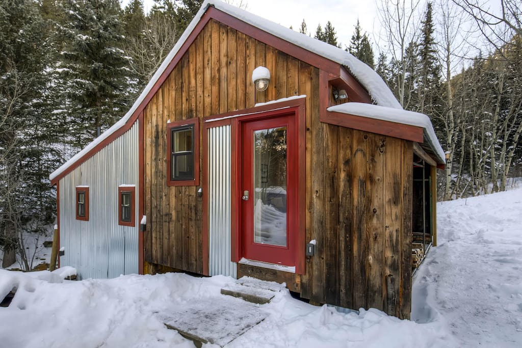 Front entry after a beautiful snow