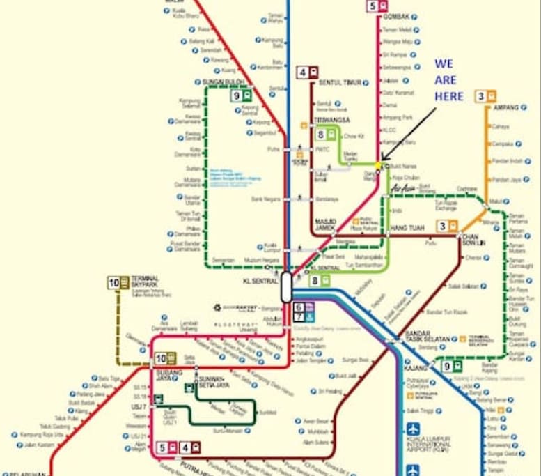Nearby LRT train station