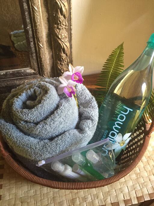Lots of Aloha goes into making our room great for guests!