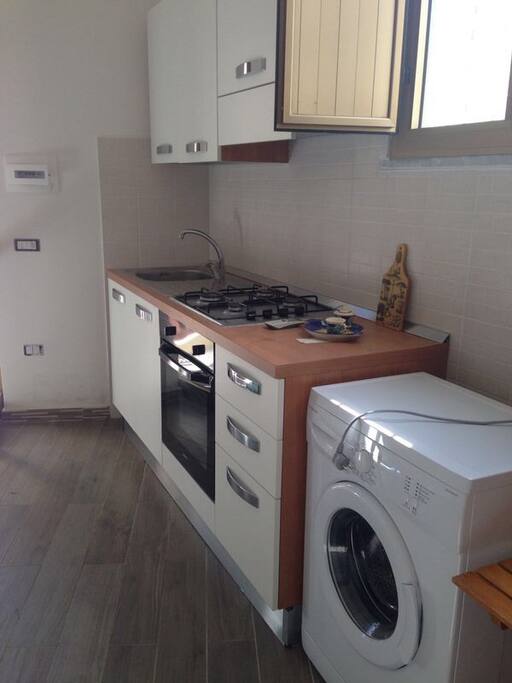 Piano cottura, forno, lavatrice