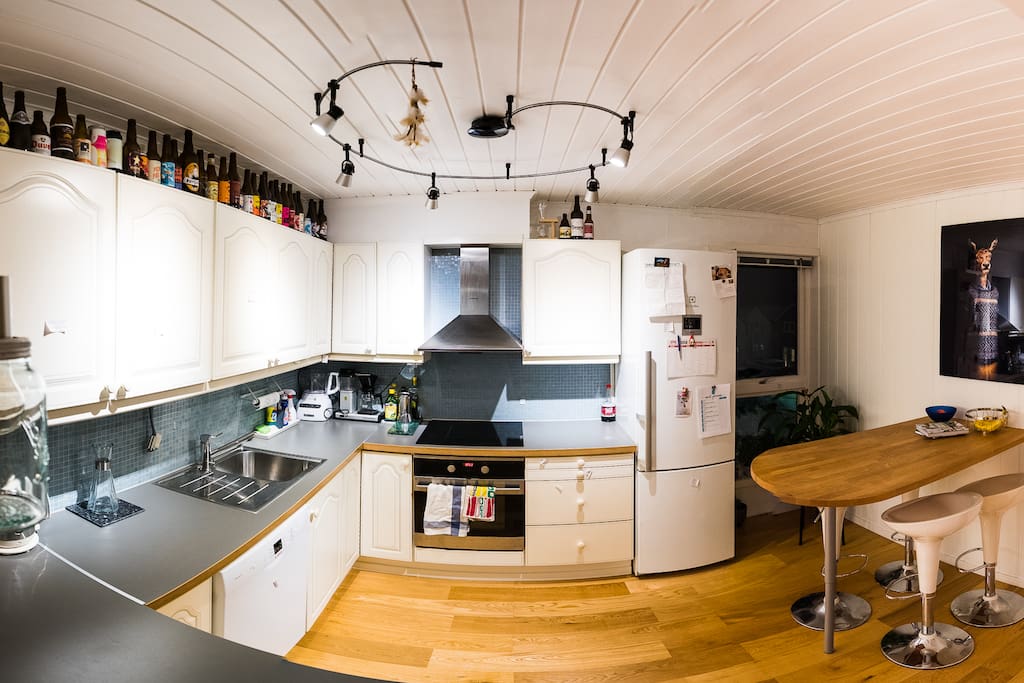 Kitchen that we share with our guests