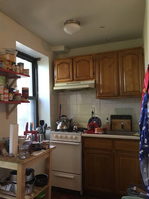 Cozy kitchen.