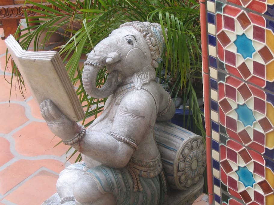 The courtyard