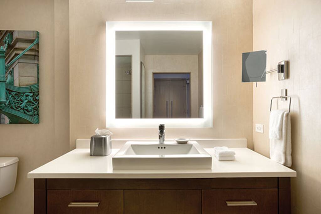 Studio bathroom sink